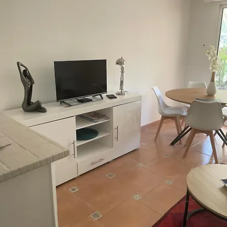 2 Pieces Raphael Renove, Classe 4 Etoiles, 100 M Plages, Piscine, Tennis, Parc, Terrasse, Jardin Privatif 아파트 *